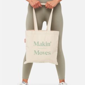 NWT MATE The Label Making Moves Tote Bag Cotton